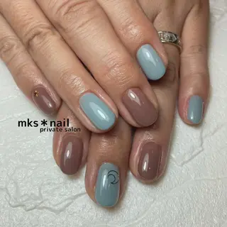 ネイル mks＊nail //  枚方長尾のネイルデザイン