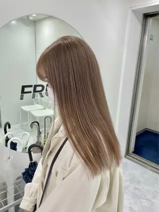 ロング カラー 渋谷人気1位✨カラー 縮毛、髪質改善のヘアスタイル