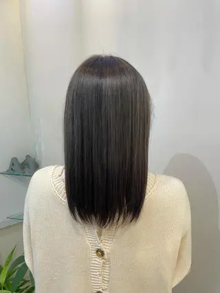 カラー 髪質改善カラー🤍 エクステ✨君島由実子のヘアスタイル