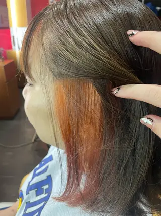 セミロング カラー 美容室ARKS 黒田杏奈のヘアスタイル