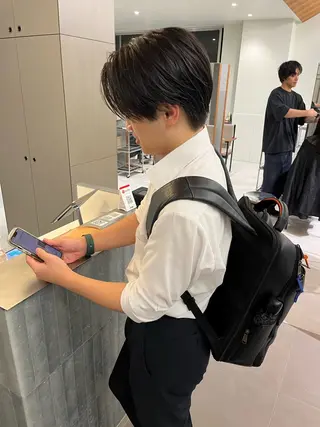 メンズ シャドウパーマ 田形清流のヘアスタイル