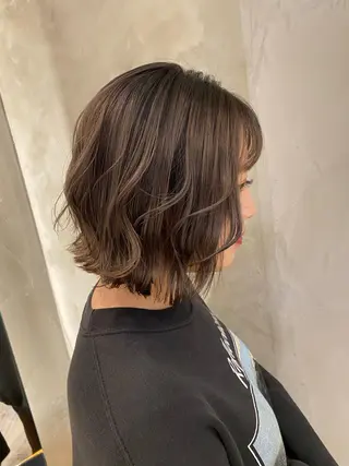 ショート 顔周りカット・相談 レイヤーも◎しずくのヘアスタイル