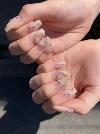 セミロング ネイル ✴︎ Delightのネイルデザイン