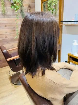 ミディアム カラー 土屋 悠人のヘアスタイル