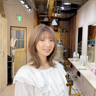 ミディアム カラー 小保方 一輝のヘアスタイル