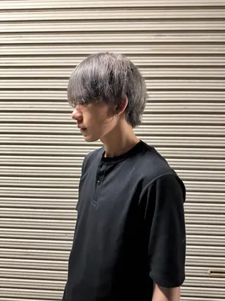 カラー メンズ 艶カラー×デザイン カラー特化/値賀大樹のヘアスタイル