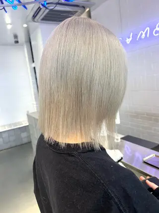 ミディアム カラー 🤍垢抜け♡透明感 カラーmoeka🤍のヘアスタイル