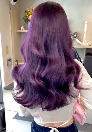 カラー 中山 ちかのヘアスタイル