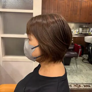 ショート 横山 沙奈のヘアスタイル