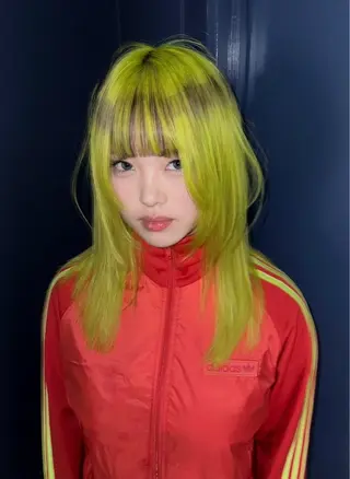 カラー airi໒꒱·ﾟ /デザインカラーのヘアスタイル