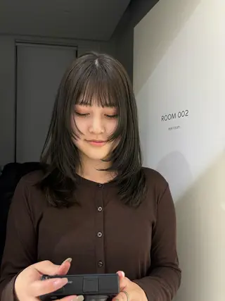 ミディアム 天王寺美容室/ アヤカのヘアスタイル