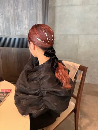 ロング chic  有山 美瑠のヘアスタイル
