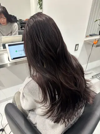 ロング カラー 🎀透明感× 赤み消し🎀正源のヘアスタイル