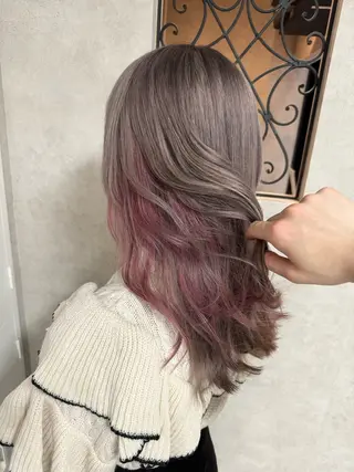 セミロング 垢抜け🪄透明感✨ ブリーチ特化のヘアスタイル