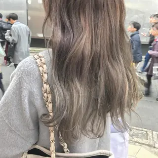 ロング カラー サロンドミルク 原宿のヘアスタイル