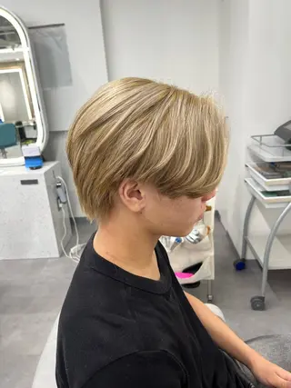 カラー メンズ 藤川 克己のヘアスタイル