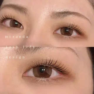 マツエク・マツパ アイブロウ MIRANDA beautyのマツエク・マツパデザイン