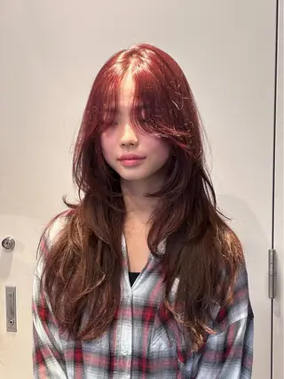 ロング カラー ナチュラル大人っぽい スタイル　MAORIのヘアスタイル