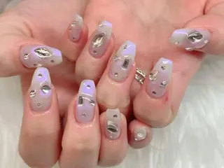 ネイル Hana Bloom Nail💜Akiのネイルデザイン