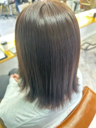ミディアム 永木 楓のヘアスタイル