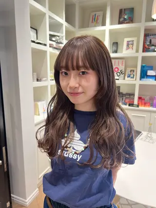 ロング カラー 似合わせ/レイヤー 💟SAEのヘアスタイル