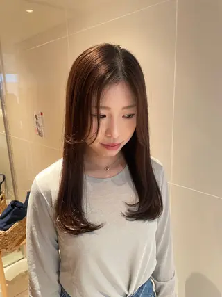 ロング パーマ 縮毛矯正/レイヤー 🌙児玉光瑠のヘアスタイル