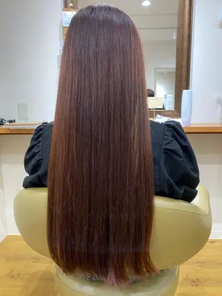 ロング カラー 佐治 梨乃のヘアスタイル