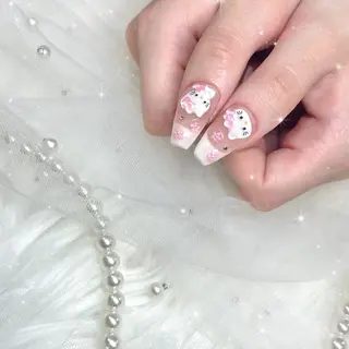 ネイル Blue daisy RIN🎀のネイルデザイン