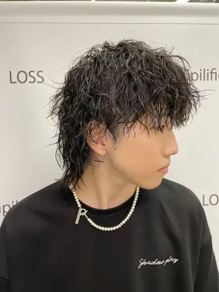 パーマ メンズ メンズパーマ/新潟駅 NOBUTA🔥のヘアスタイル