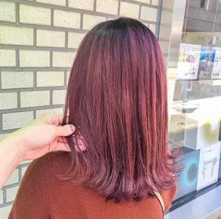 ミディアム カラー marble by KENJEのヘアスタイル
