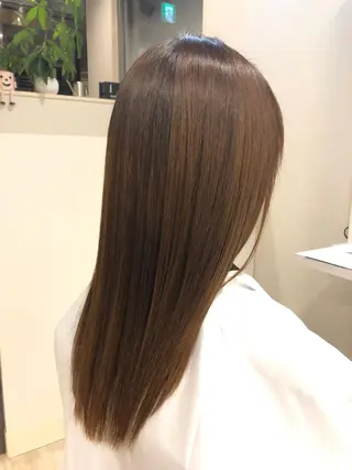 セミロング 岩間 祐佳のヘアスタイル