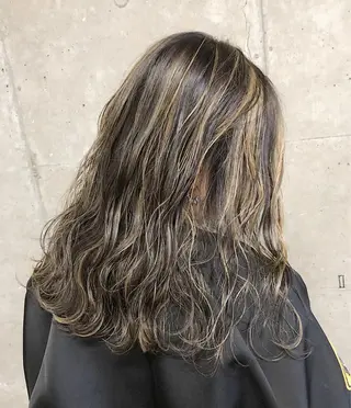 ミディアム カラー ノンダメージ髪質改善 カラー💎/KURAのヘアスタイル