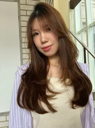 ロング レイヤー特化/メンズ 特化/大野真央のヘアスタイル