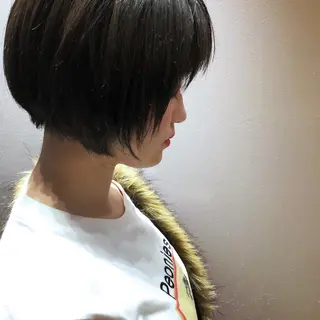ショート カラー 髪質改善/艶髪 やまなかのヘアスタイル