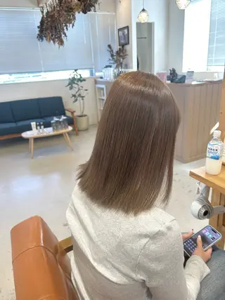 ミディアム カラー gigi- 榎本 龍成のヘアスタイル