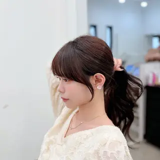 ロング 梅田髪質改善 韓国カット/星野綾哉のヘアスタイル