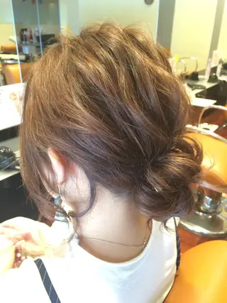 ショート ヘアアレンジ 松田 類生のヘアスタイル