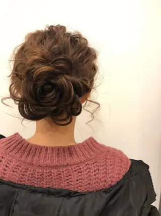 ヘアアレンジ 菊池 栄里奈のヘアスタイル