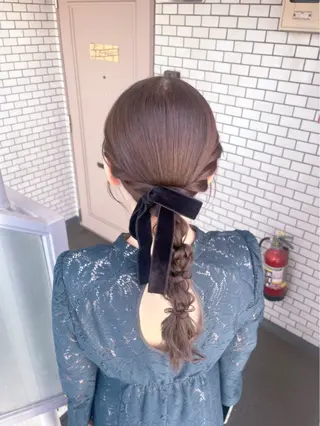 ヘアアレンジ 垢抜けヘアメイク🫧 JURI🪽のヘアスタイル