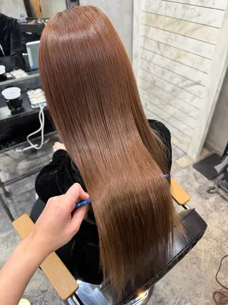 ロング 横浜🦋ハイトーン 🫐シャドウルーツのヘアスタイル