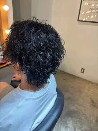パーマ メンズ 🌀メンズパーマ🌀 平川海夢のヘアスタイル
