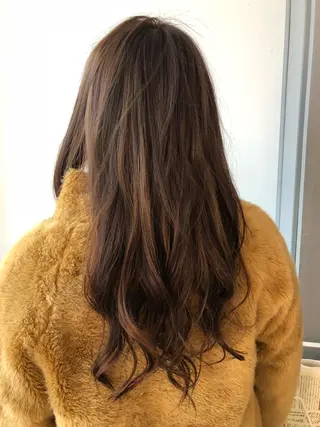 ロング カラー レイヤーカット✂️ 横浜No1♡下鳥翔子のヘアスタイル