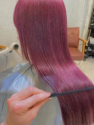 ミディアム カラー ブリーチ koheiのヘアスタイル