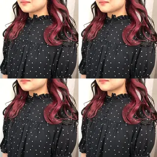 ミディアム 似合わせ/ブリーチ カラー.岡田友仁のヘアスタイル