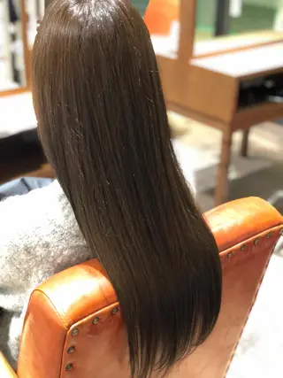 ロング 菊池 幹のヘアスタイル