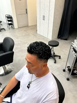 パーマ メンズ 山田 航平のヘアスタイル