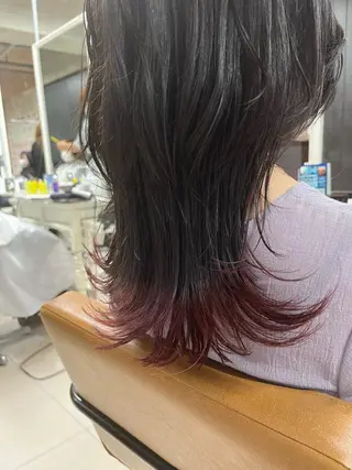 ロング カラー 似合わせ/ブリーチ/ 髪質改善/ミクෆ‪のヘアスタイル