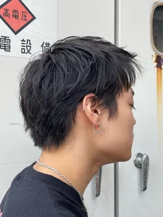 ショート メンズ ボブモデル募集/ 青木亮太郎のヘアスタイル