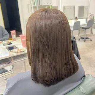 ミディアム カラー JUNSHIN🦋 ヘアセット／カラーのヘアスタイル