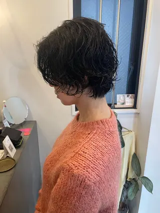 ショート パーマ ボブ／パーマ指名 No. 1🍃れんとのヘアスタイル